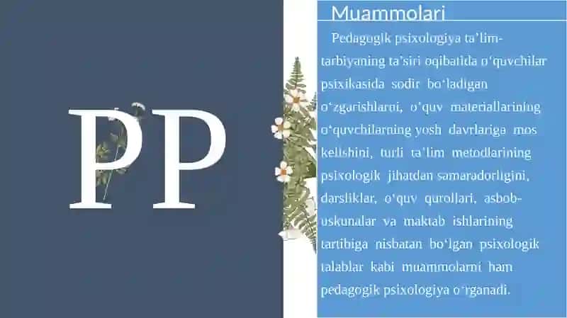 Pedagogikpsixologiya: predmet, tuzilma, muammolari 4