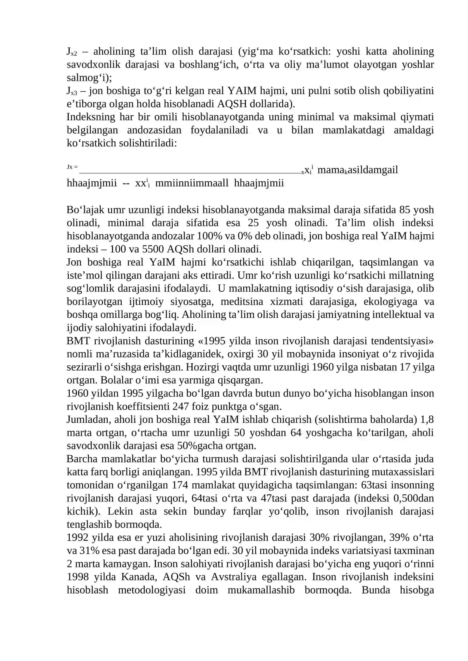 Aholi turmush darajasi statistikasi. Aholining daromadlari va harajatlari balansi 4