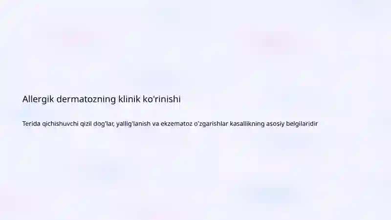 Allergik Dermatozlar 4