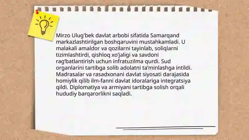 Mirzo Ulugbekning hayoti va oilaviy kelib chiqishi 4