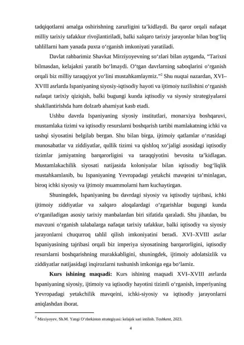 XVI-XVIII ASRLARDA ISPANIYA 4