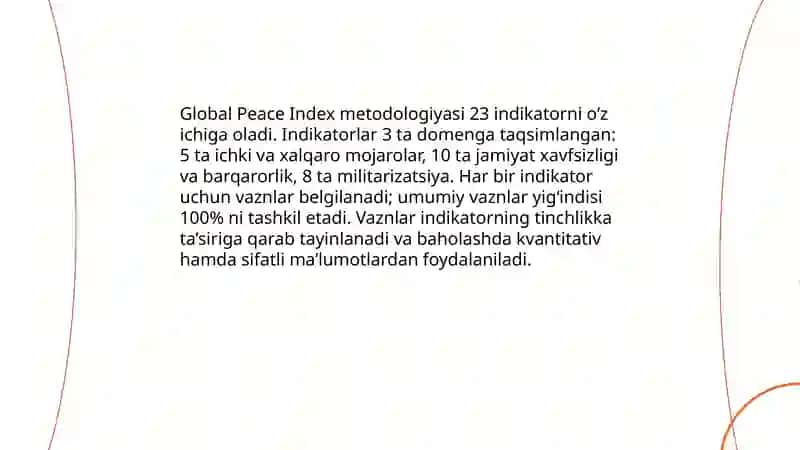 Global Peace Index (GPI) 4