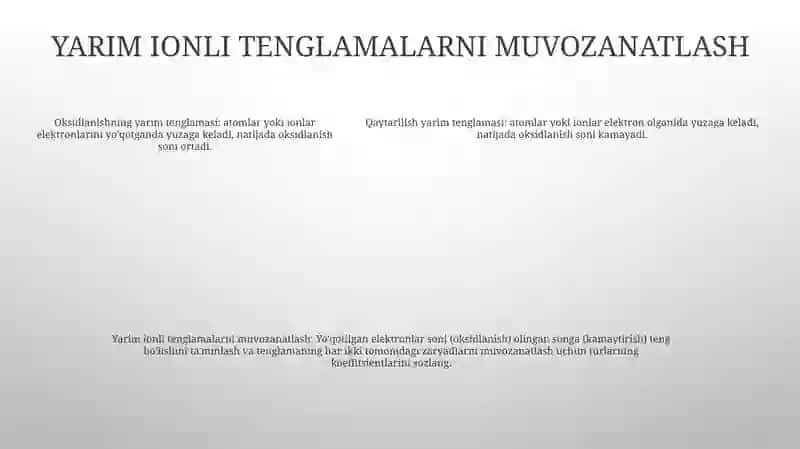 Yarim Ion — Elektr Tenglamalar 4