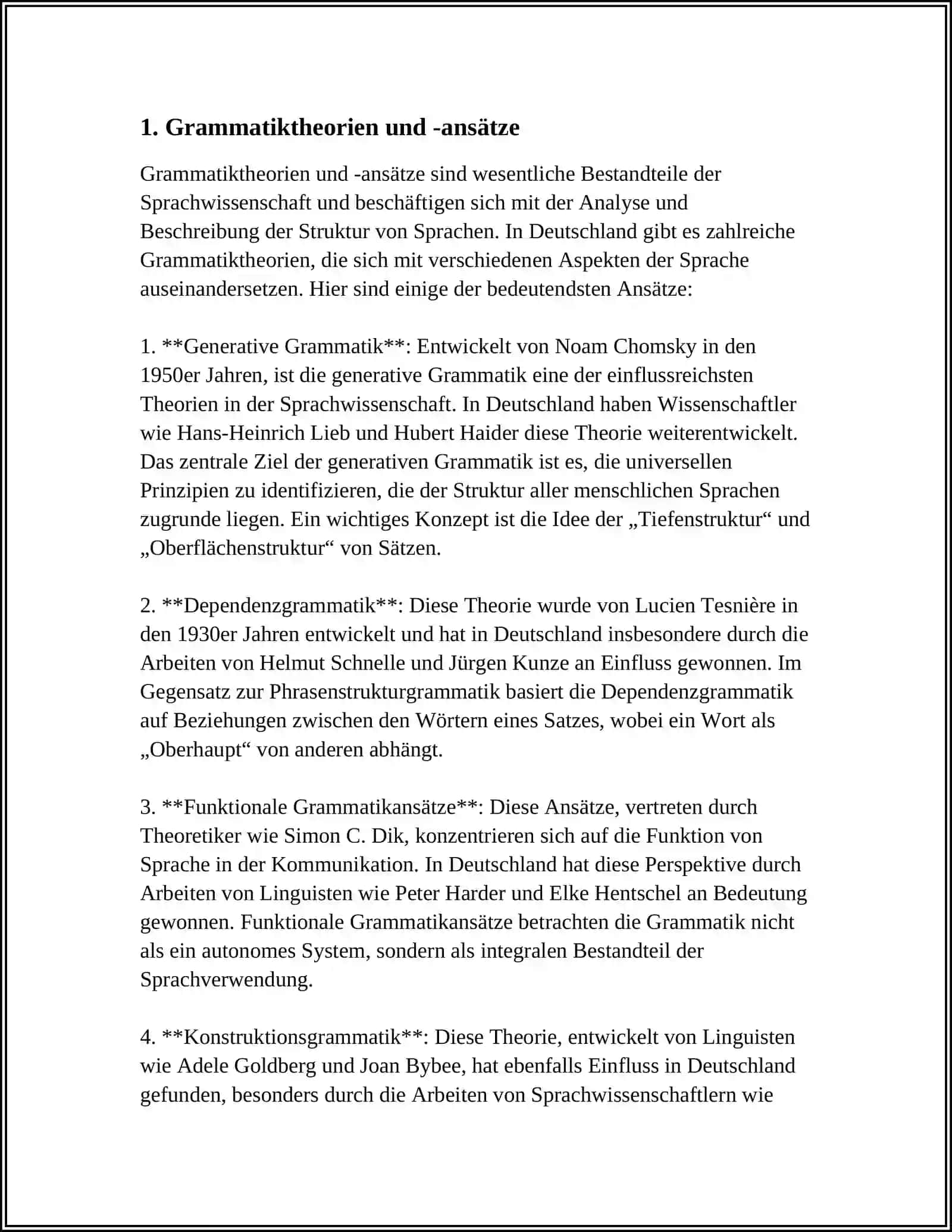 Grammatik im systematischen Sprachverständnis 4