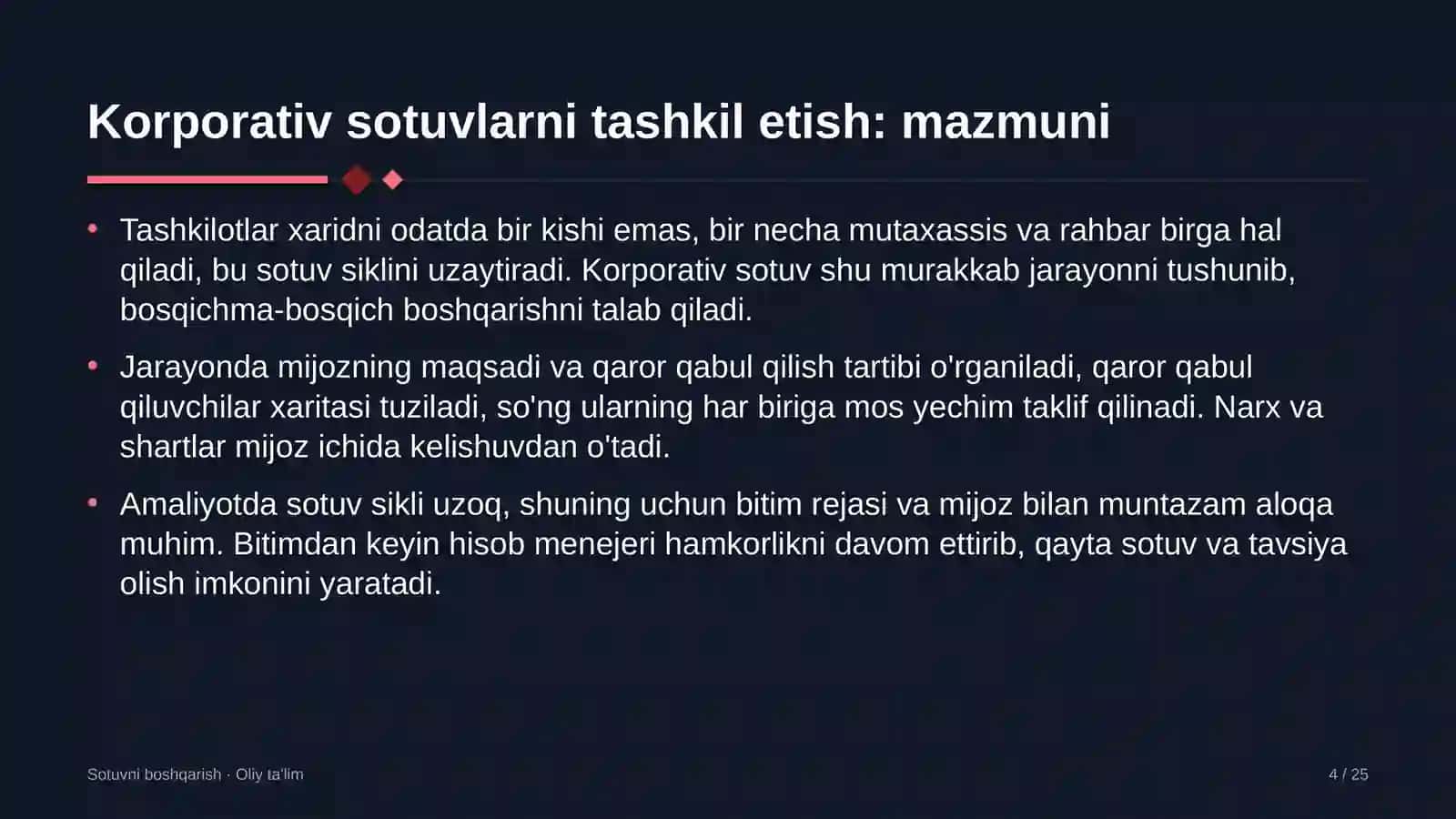 telekanallarda korporativ sotuvlarni tashkil etish 5114 4
