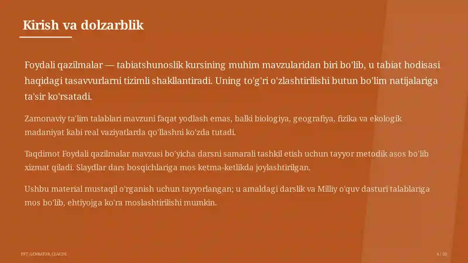 Foydali qazilmalar (3-sinf) 4