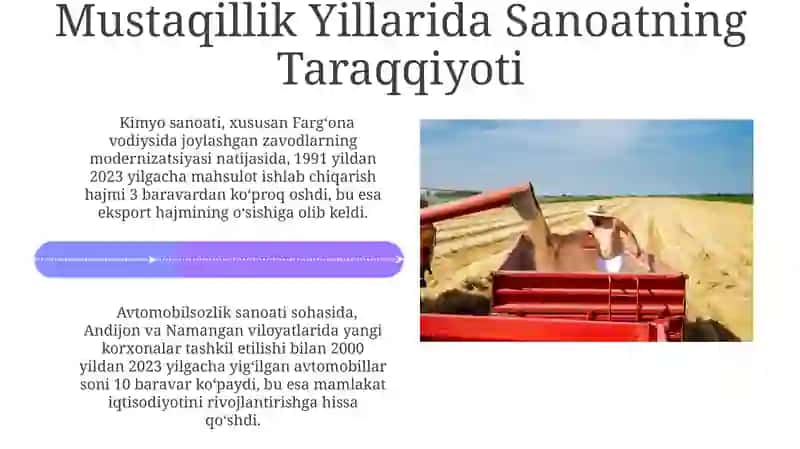 Mustaqillik Yillarida Qishloq Xujaligidagi O'zgarishlar 4