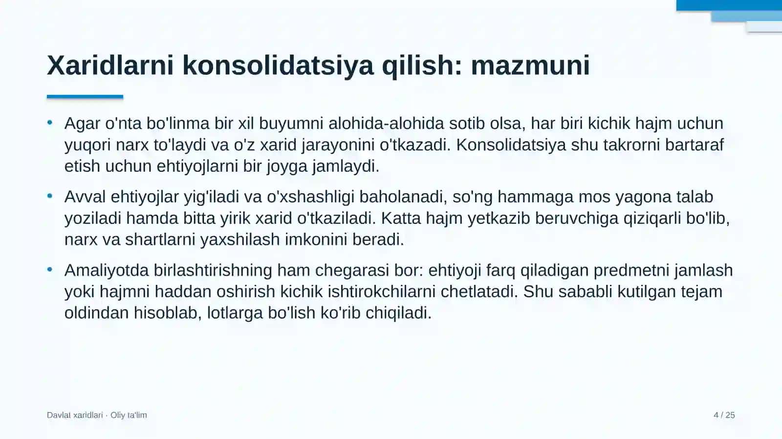 Kitob do'konlarida xaridlarni konsolidatsiya qilish 4