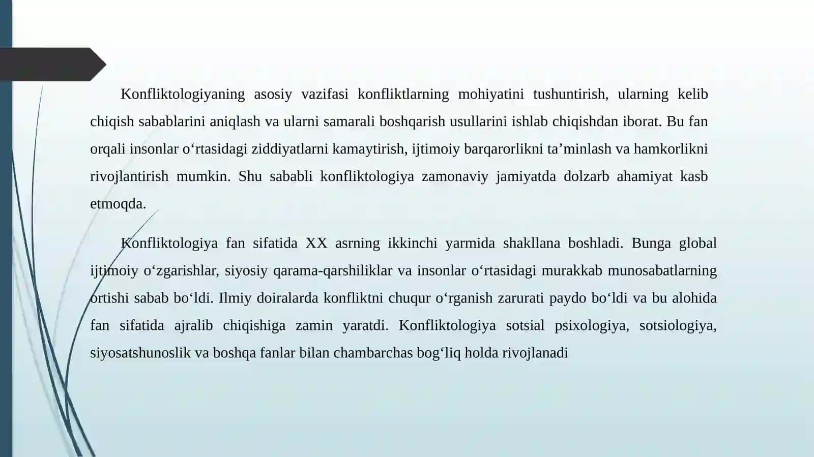 Konfliktologiya ilmiy fan sifatida 4