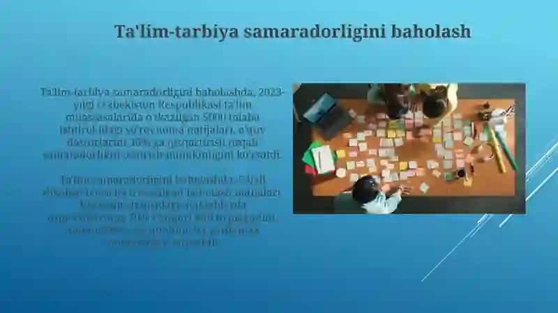 O'quv-tarbiyaviy faoliyatni tashkil etishning zamonaviy usullari 4