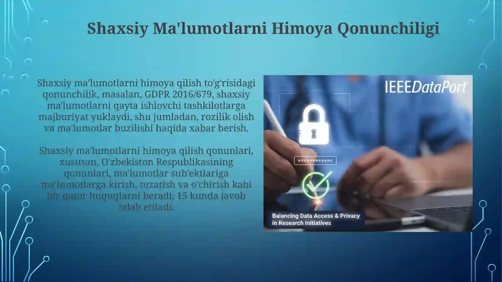 DMP larda himoya prensiplari 4