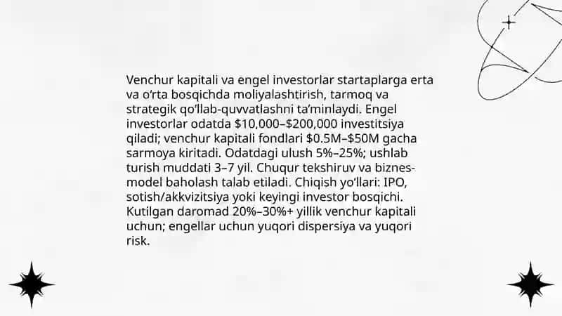 Innovatsiyalarga qaratilgan investitsiyalar 4