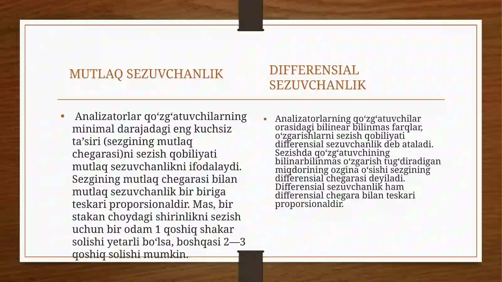 MUTLAQ VA DIFFERENSIAL SEZGIRLIKNI O’RGANISH 4