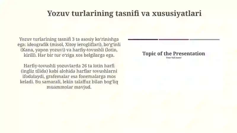 Yozuv. Grafika 4