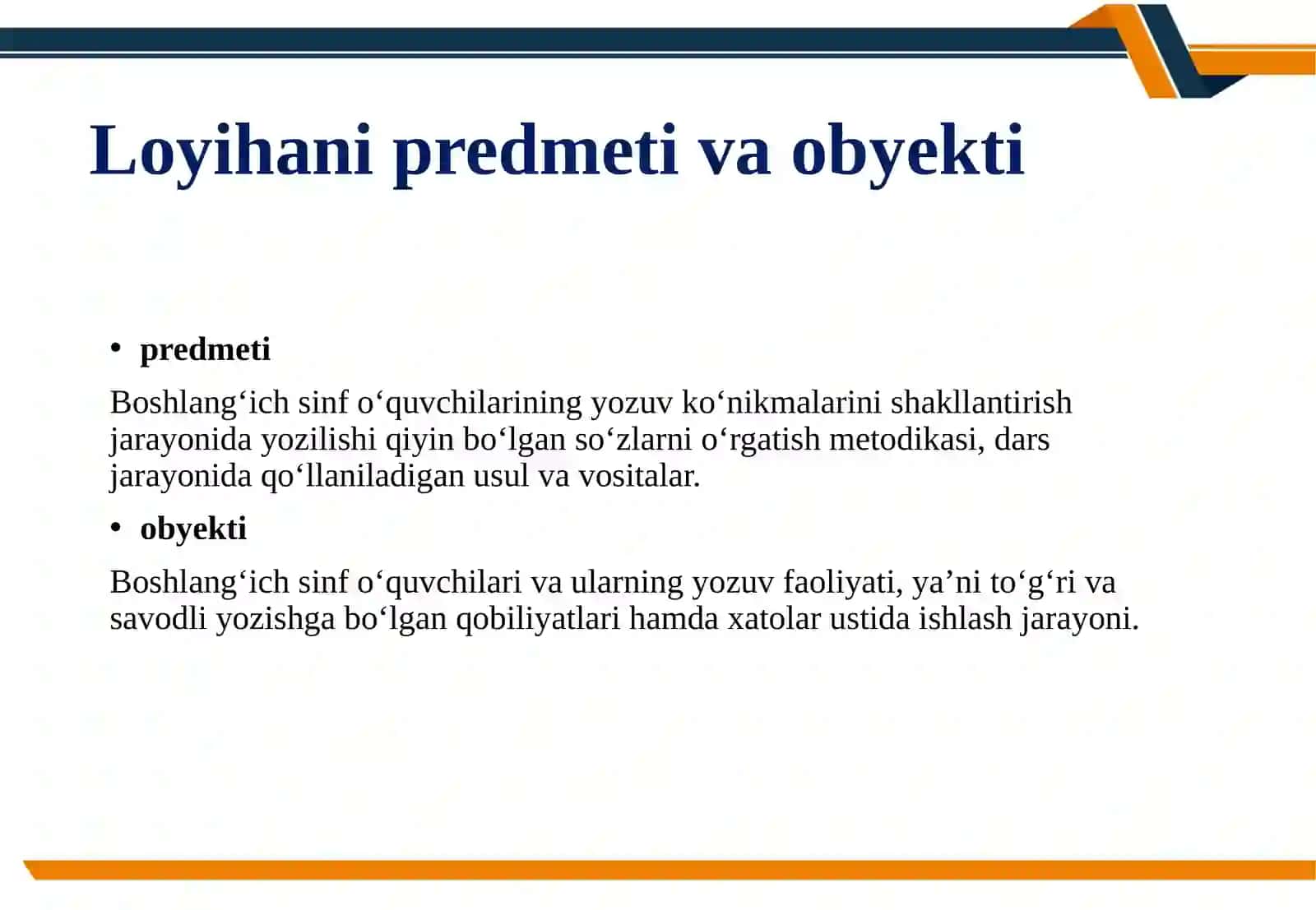 Boshlang‘ich sifatdan info‘quvchilarini yozilishiqiyin so‘zlarni yozishga o‘rgatish 4