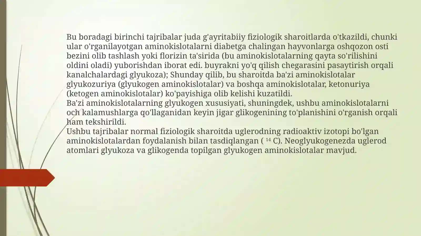 Niymatova Sayyoraning biokimyo fanidan tayyorlagan Mustaqilishi 4