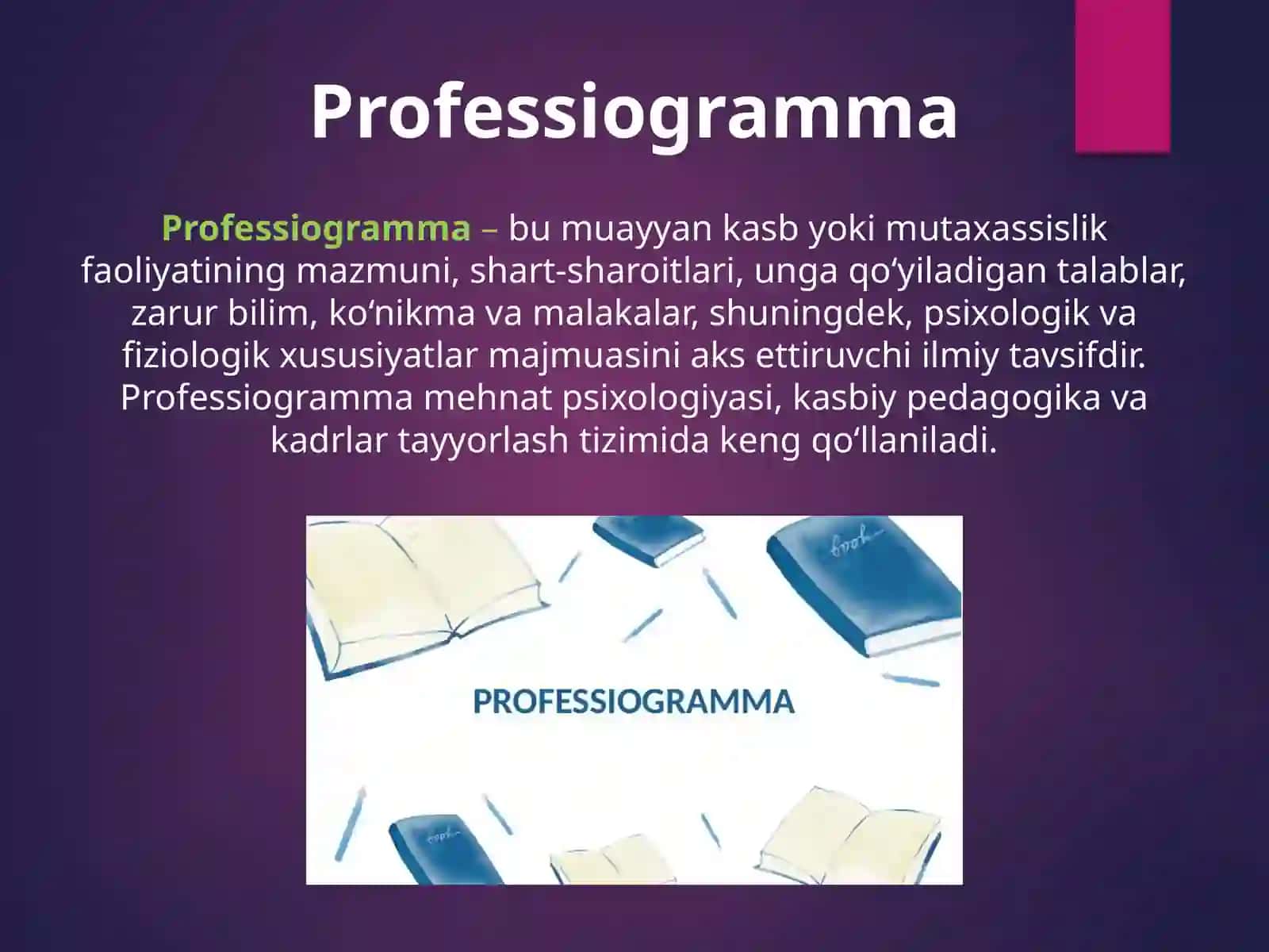 PROFESSIOGRAMMA VA AKMEOGRAMMA 4