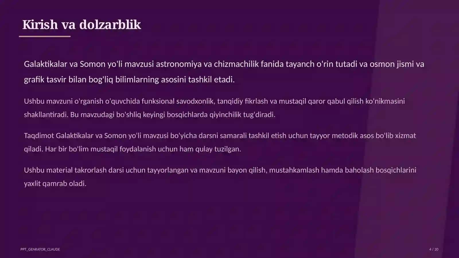 Galaktikalar va Somon yo'li (11-sinf) 4