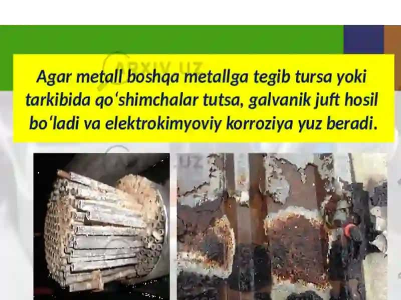 Metallarning korroziyadan saqlanishi 4