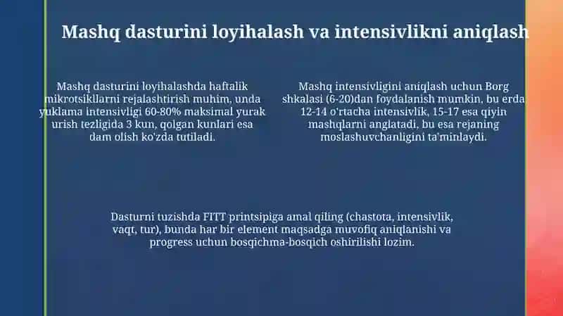 Mustaqil sport mashg‘ulotlari uchun asos 4