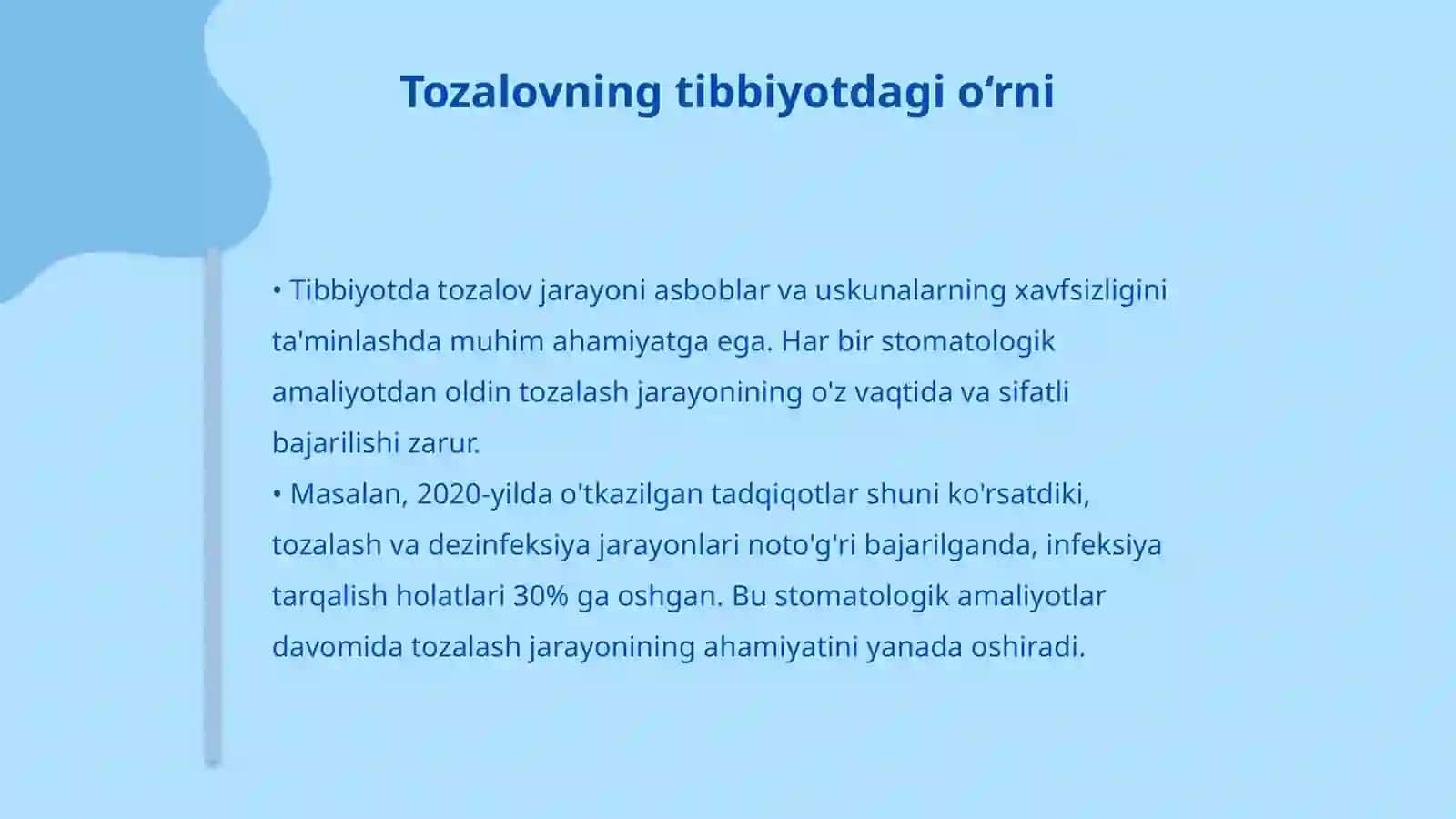 Sterilizatsiya oldi tozalov jarayoni 4