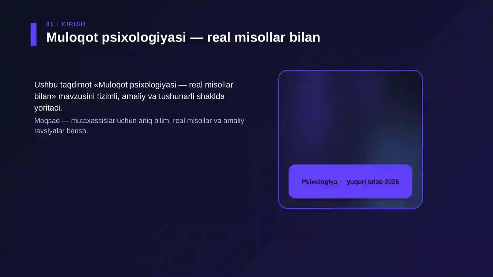 Muloqot psixologiyasi — real misollar bilan 4