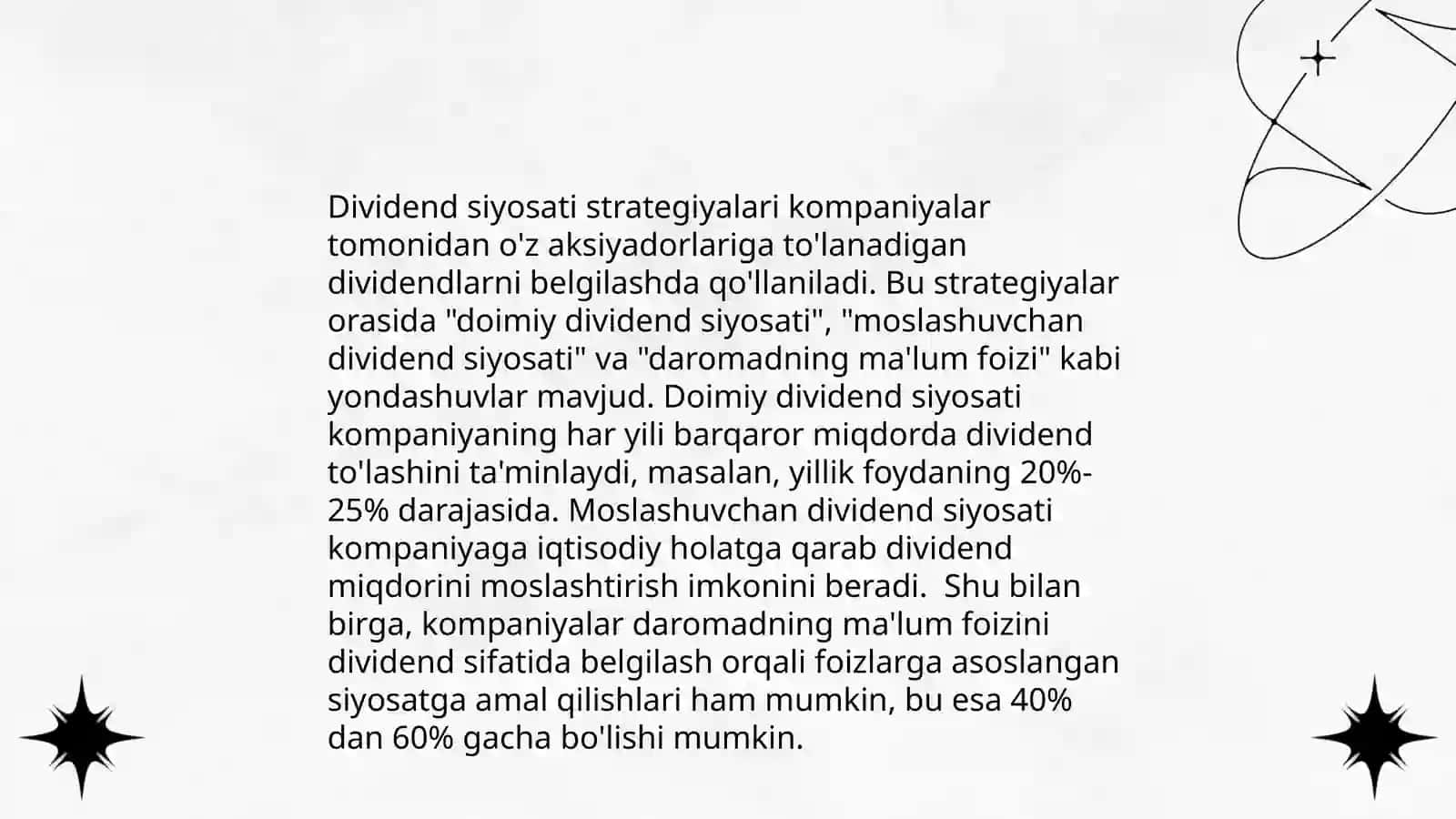 Dividend Siyosati 4