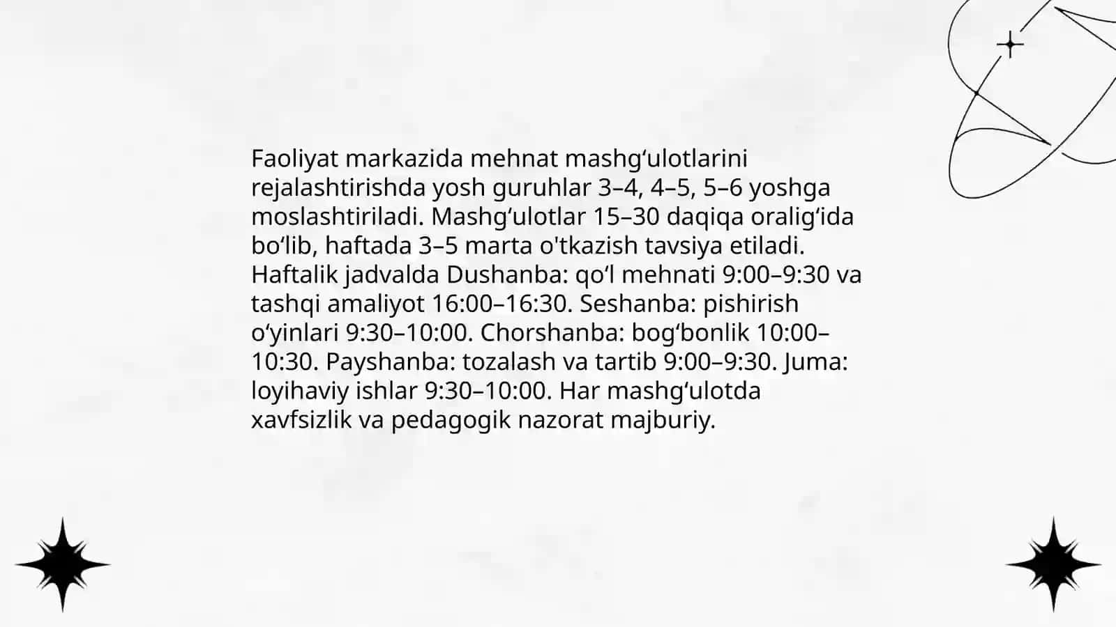 Ilk qadam oʻquv dasturi asosida mehnat faoliyatining pedagogik asoslari 4