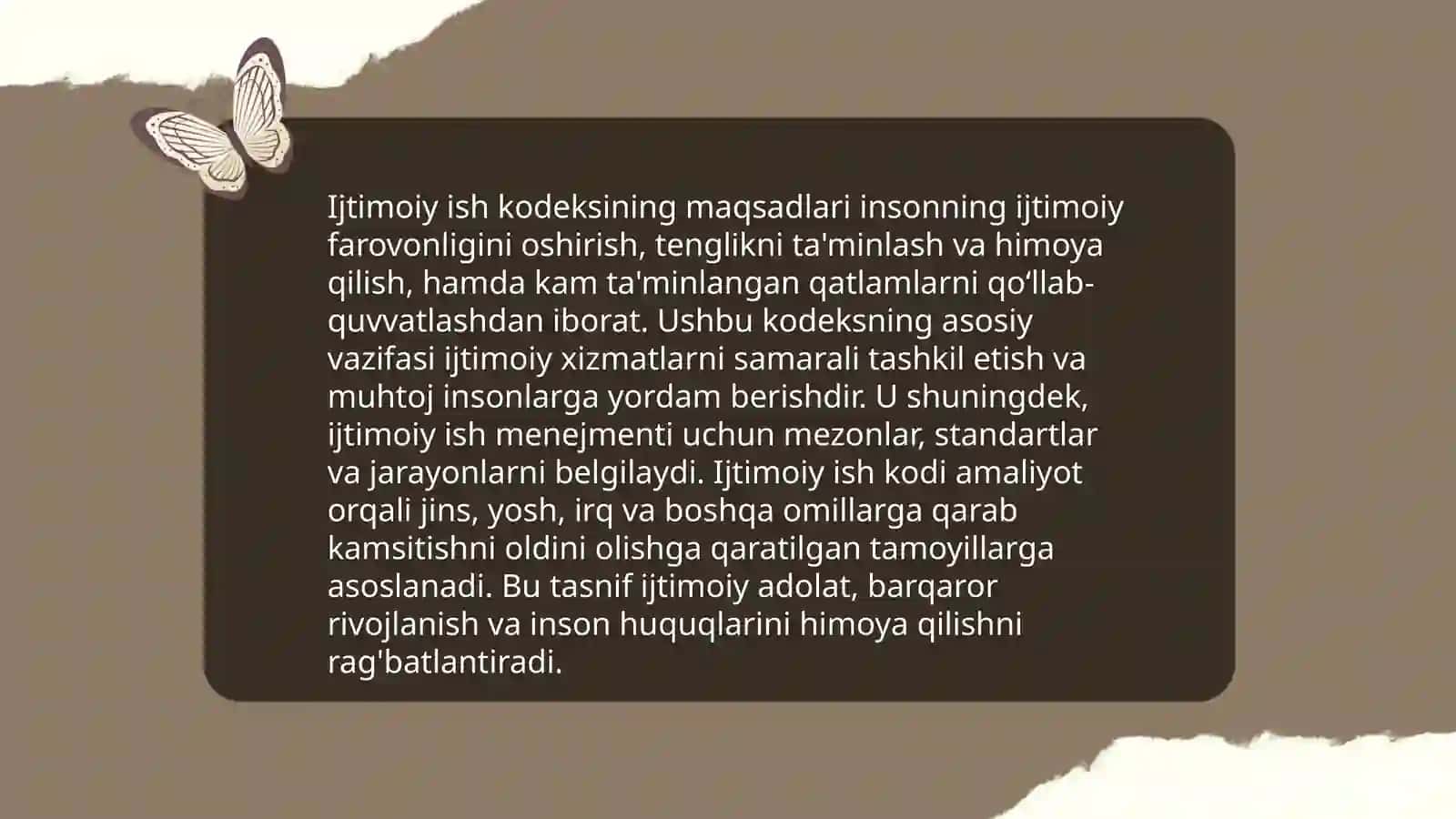 Turli davlatlarda ijtimoiy ish kodekslari 4