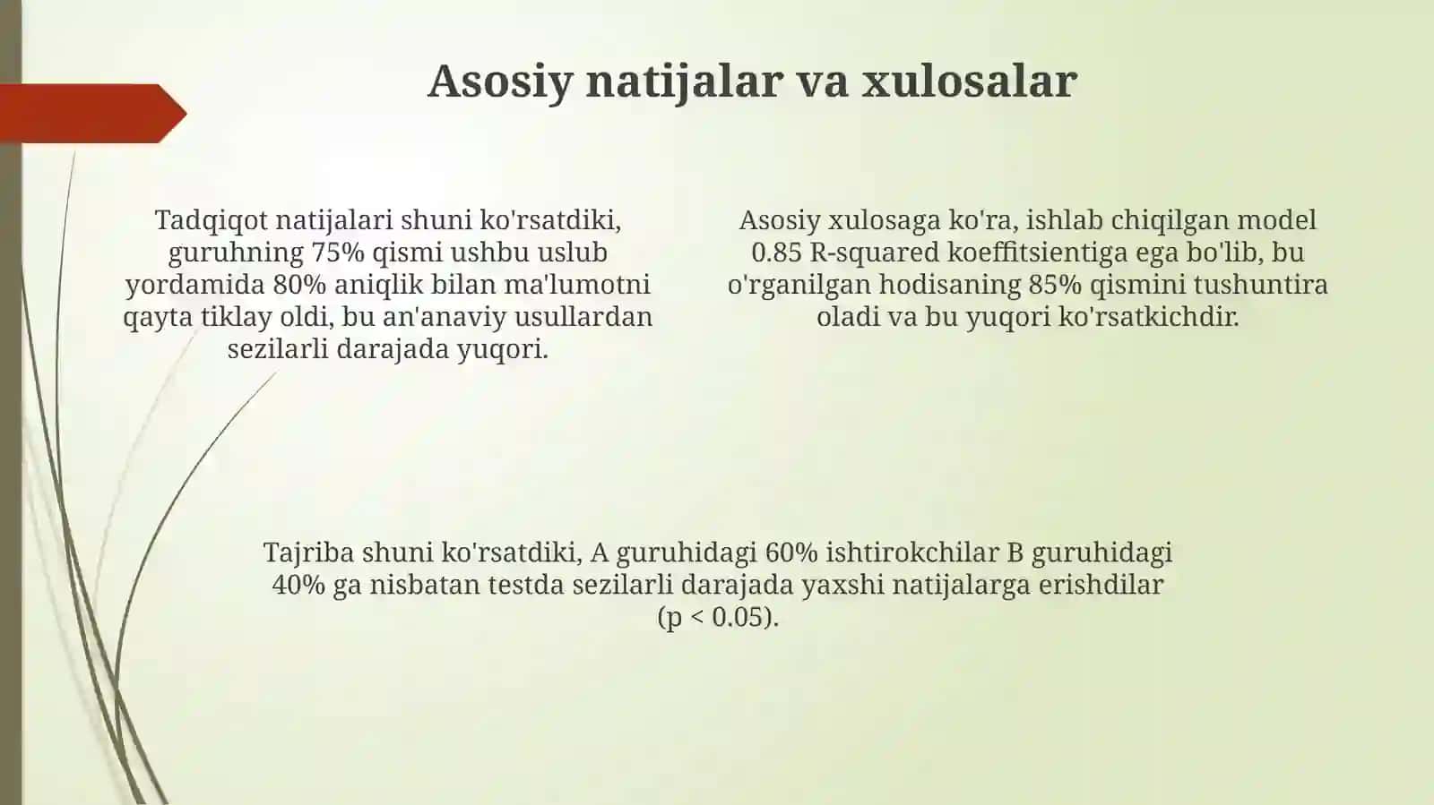 Ilmiy ishlarni o'rganish va reproduktiv testlar yaratish metodologiyasi 4