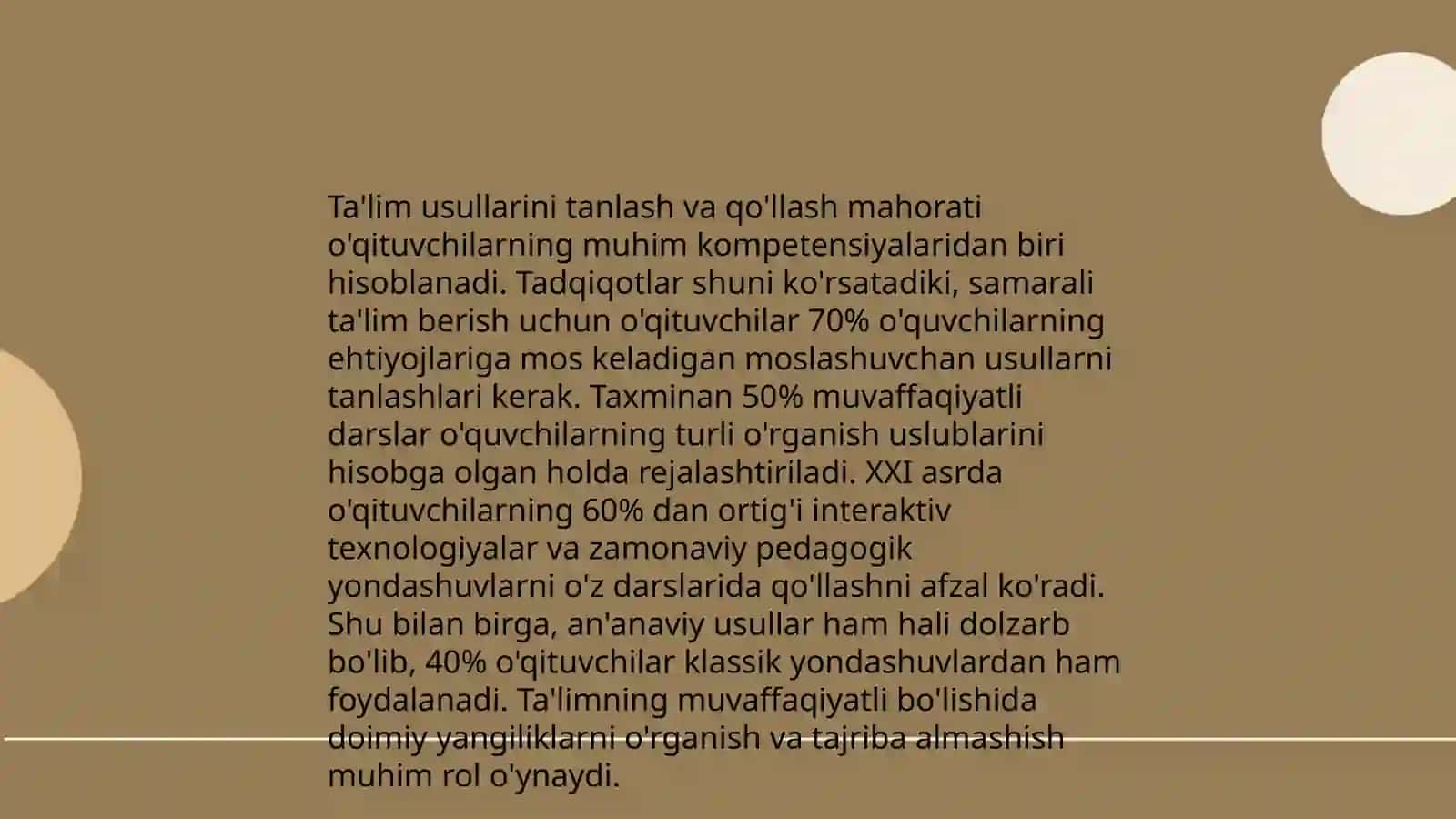 Darsni rejalashtirish mahorati 4