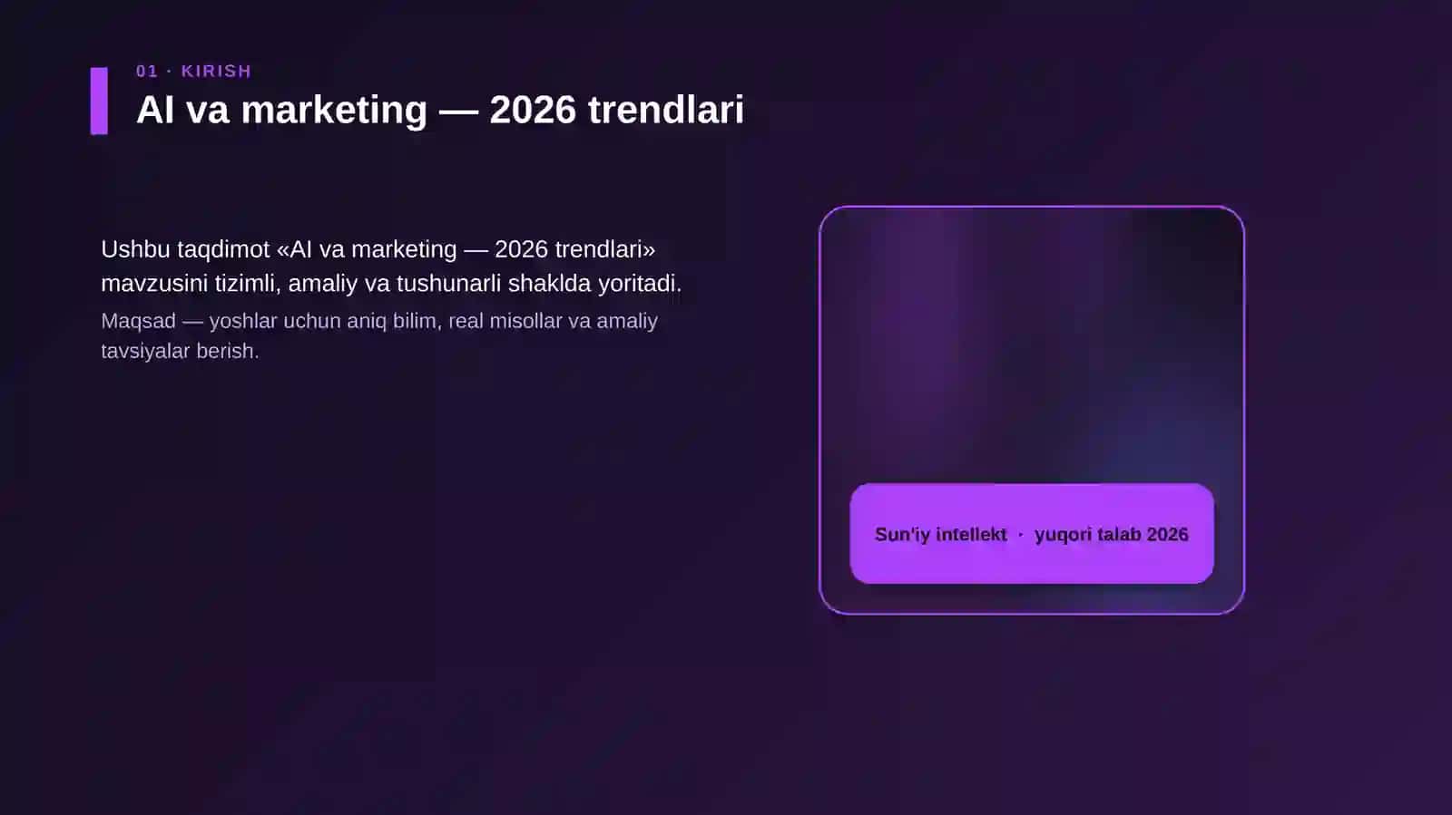 AI va marketing — 2026 trendlari 4