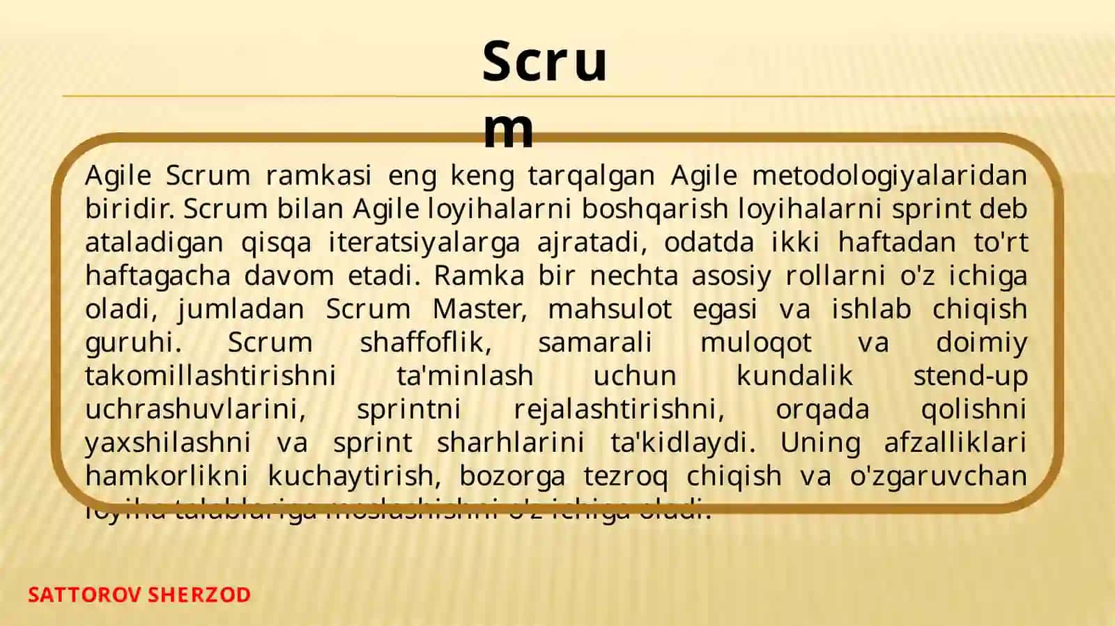 AGILE VA SCRUM 4
