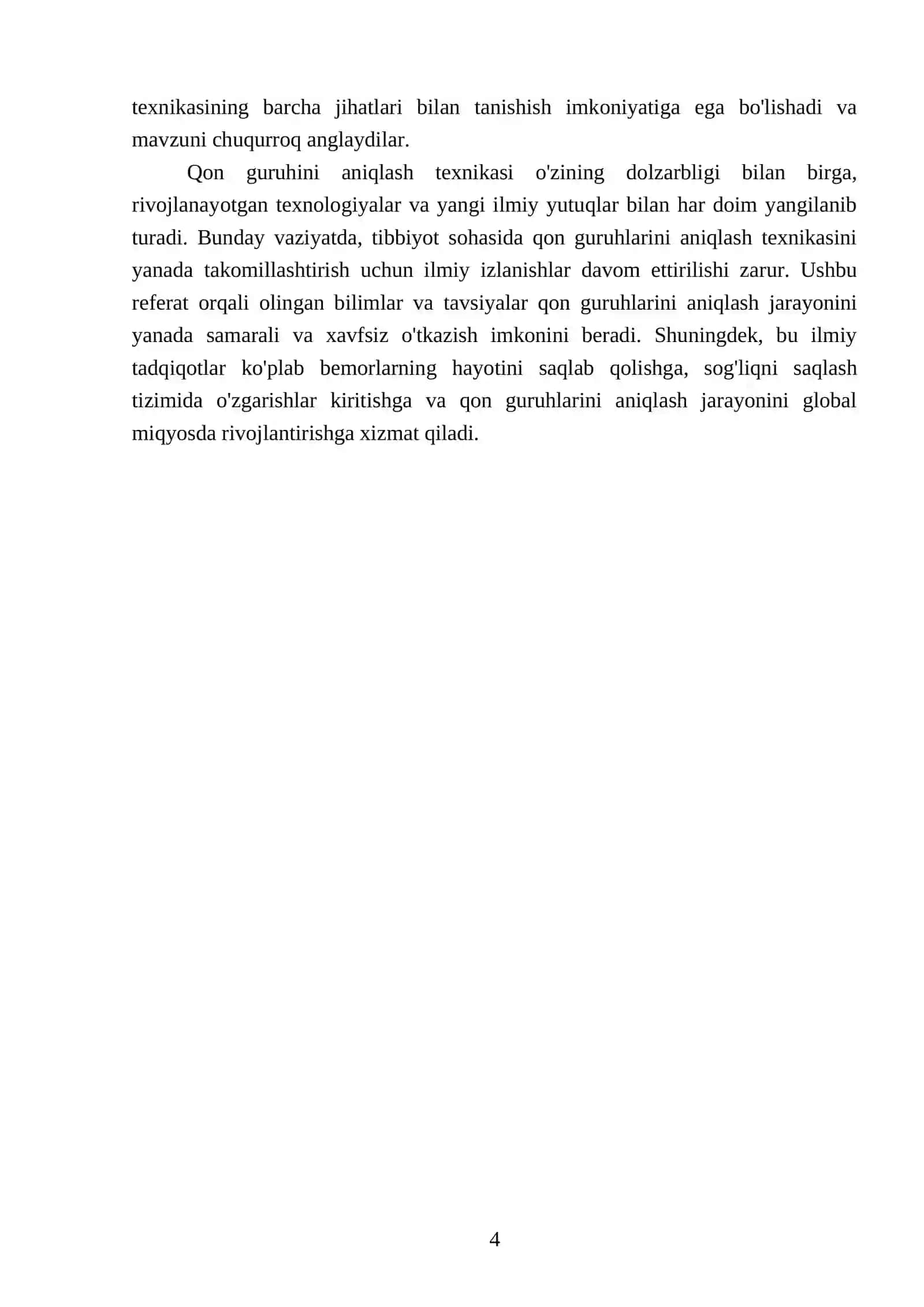 Qon guruhini aniqlash texnikasi 4