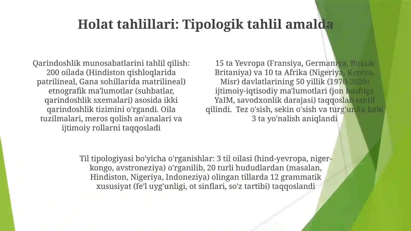 Dinlarinitadqiqetishmetodologiyasi:tipologik,qiyosiy,tarkibiy-funiksionalgenetiktahlil 4