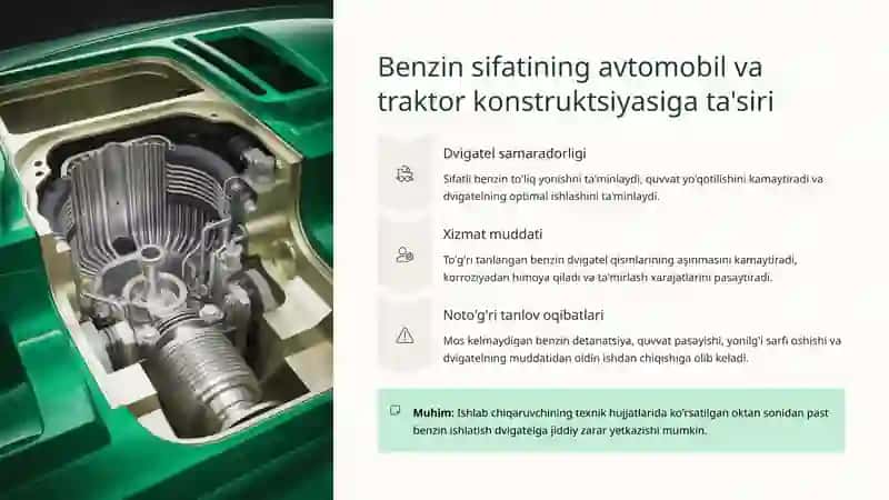 Benzin turlari va ularning asosiy farqlari 4