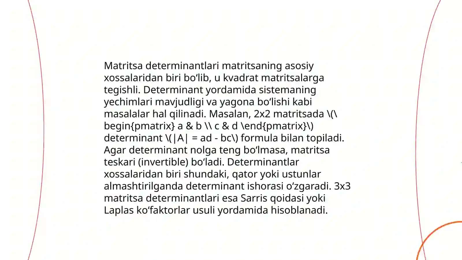 Teskari matritsa 4