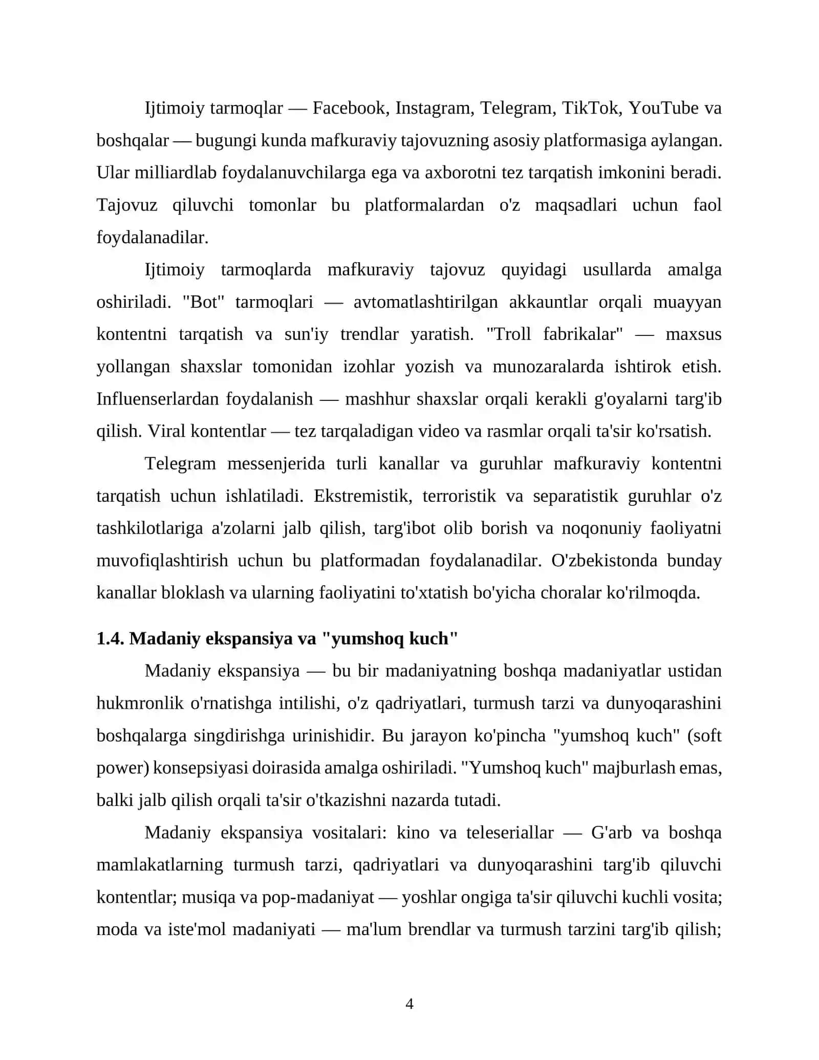 MAFKURAVIY TAJOVUZ VA AXBOROT XAVFSIZLIGI 4