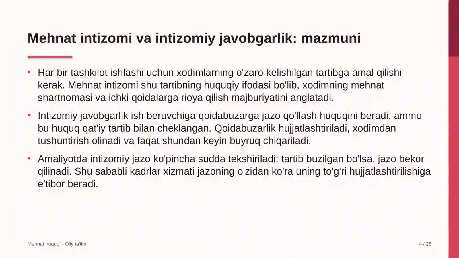 qishloq vrachlik punktlarida mehnat intizomi va intizomiy javobgarlik 2921 4
