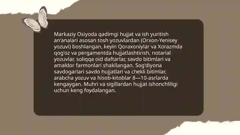 Hujjatchilik tarixi 4