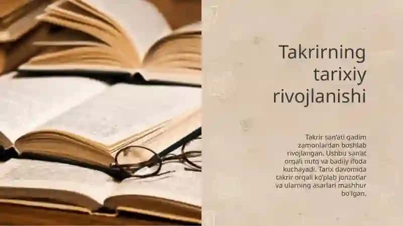 Takrir (takror) san’ati 4