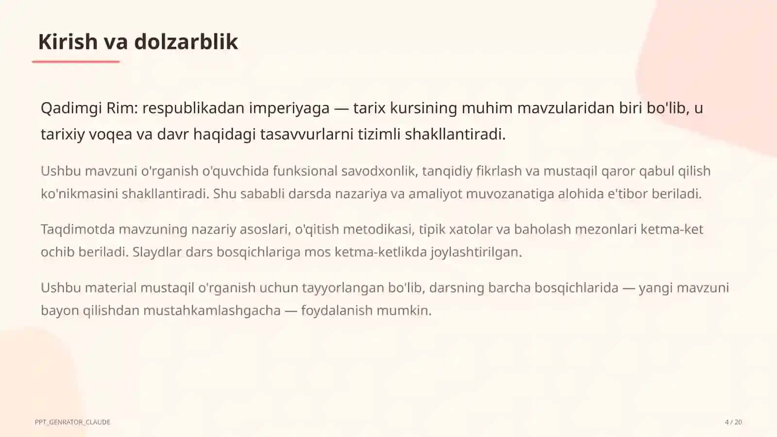 Qadimgi Rim: respublikadan imperiyaga (6-sinf) 4
