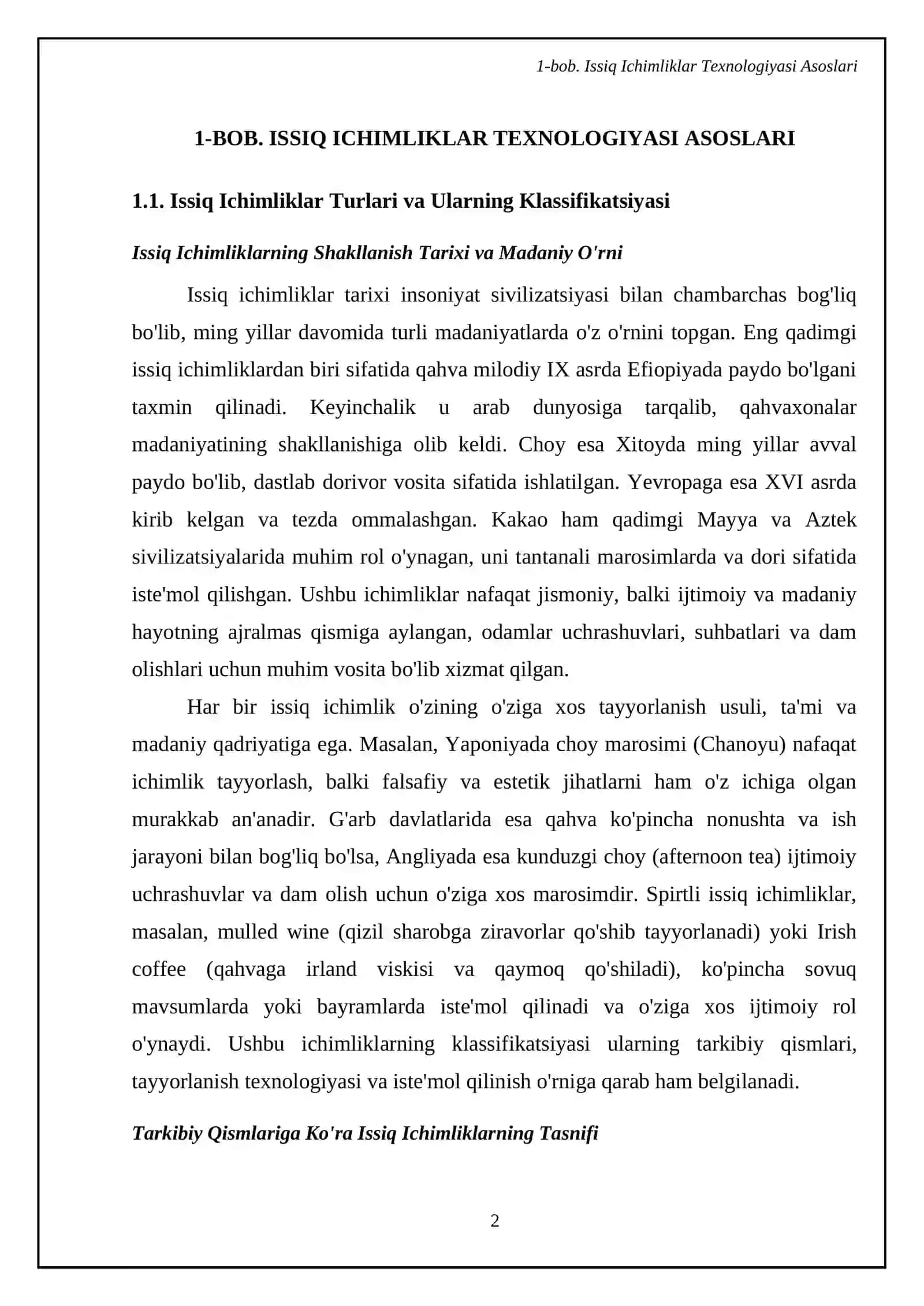 Issiq ichimlik va shifobaxsh damlamalarni tayyorlash texnologiyasi 4