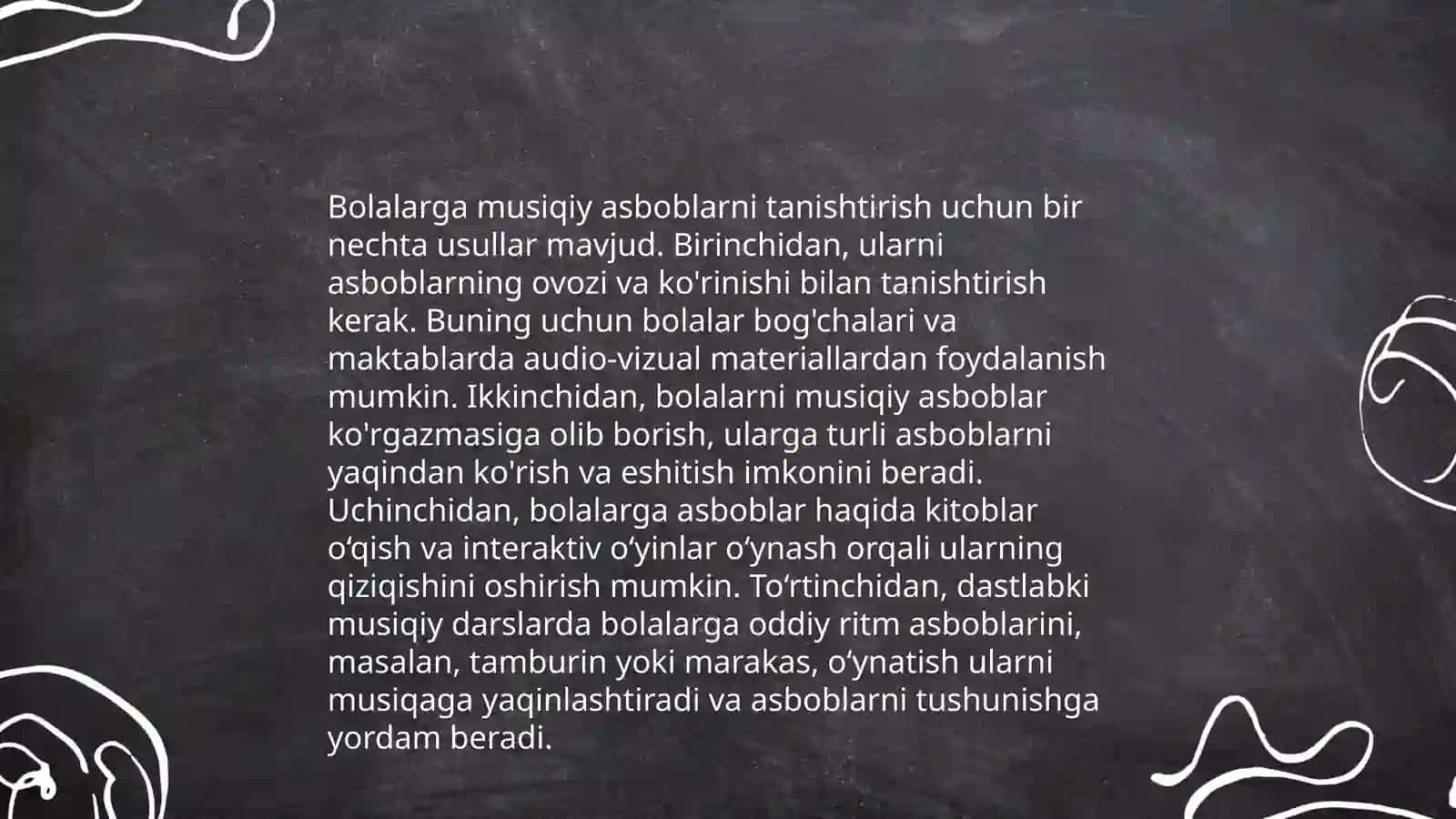 Maktabgacha tarbiya yoshidagi bolalarga musiqaviy tarbiya berish metodlari 4