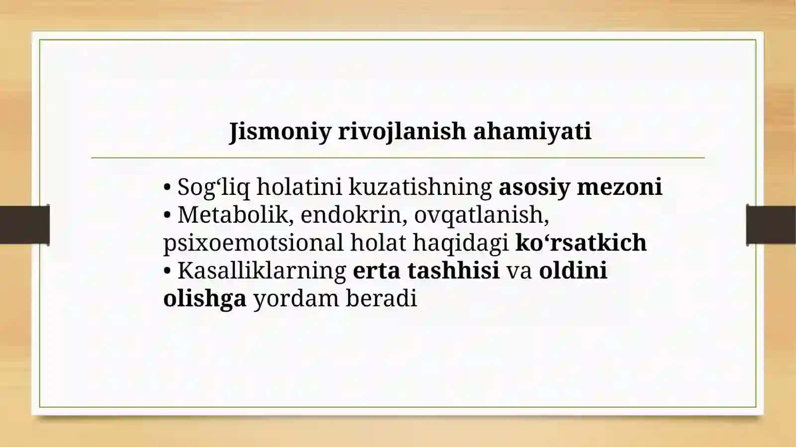 Bolalarda jismoniy rivojlanish monitoringi 4