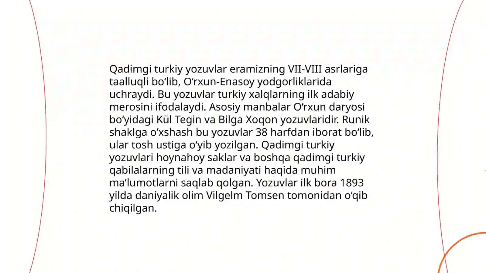 Grafika.O'zbek yozuvi tarixi 4