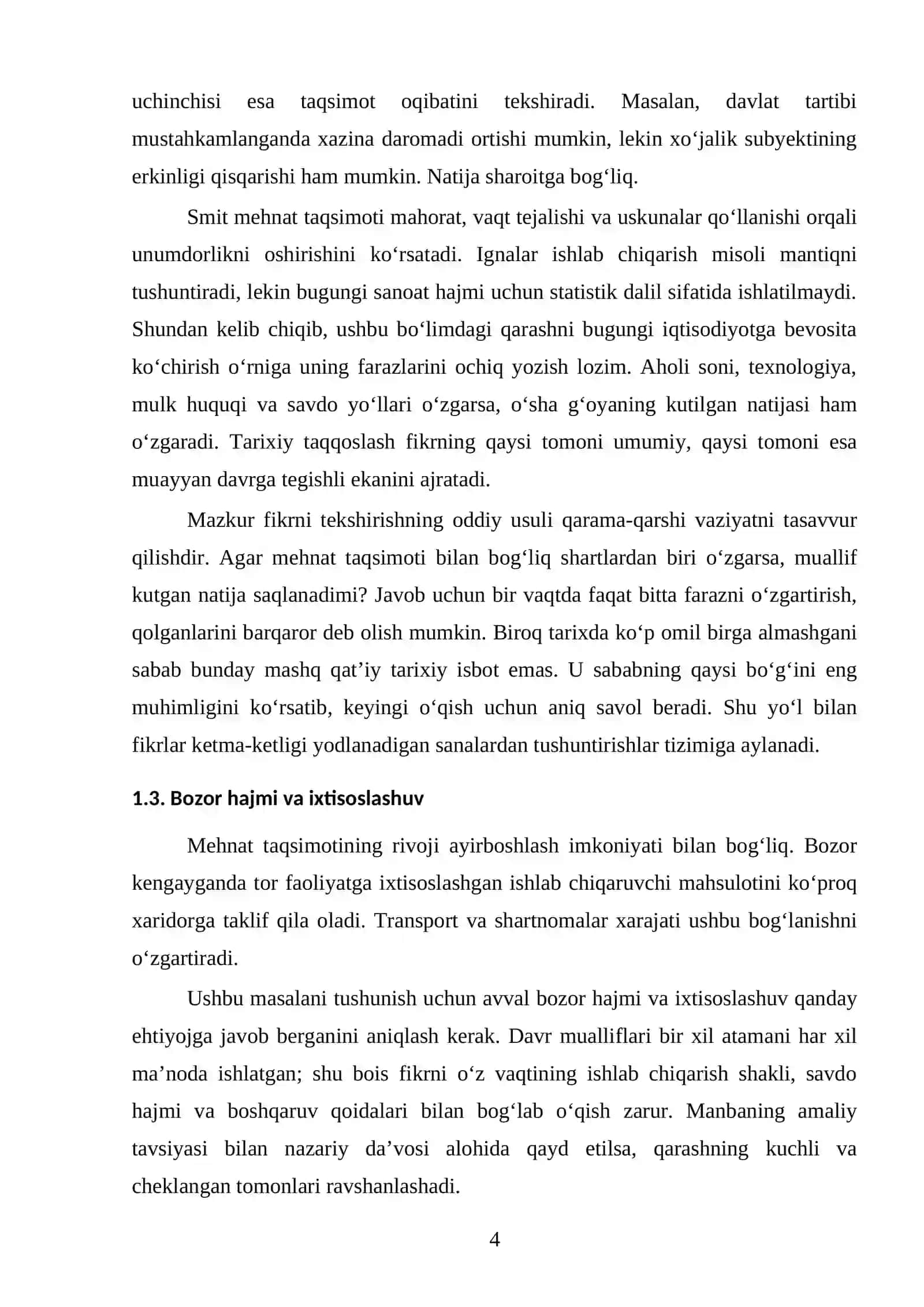 Klassik iqtisodiy maktab: Adam Smit va David Rikardo ta’limotlari 4