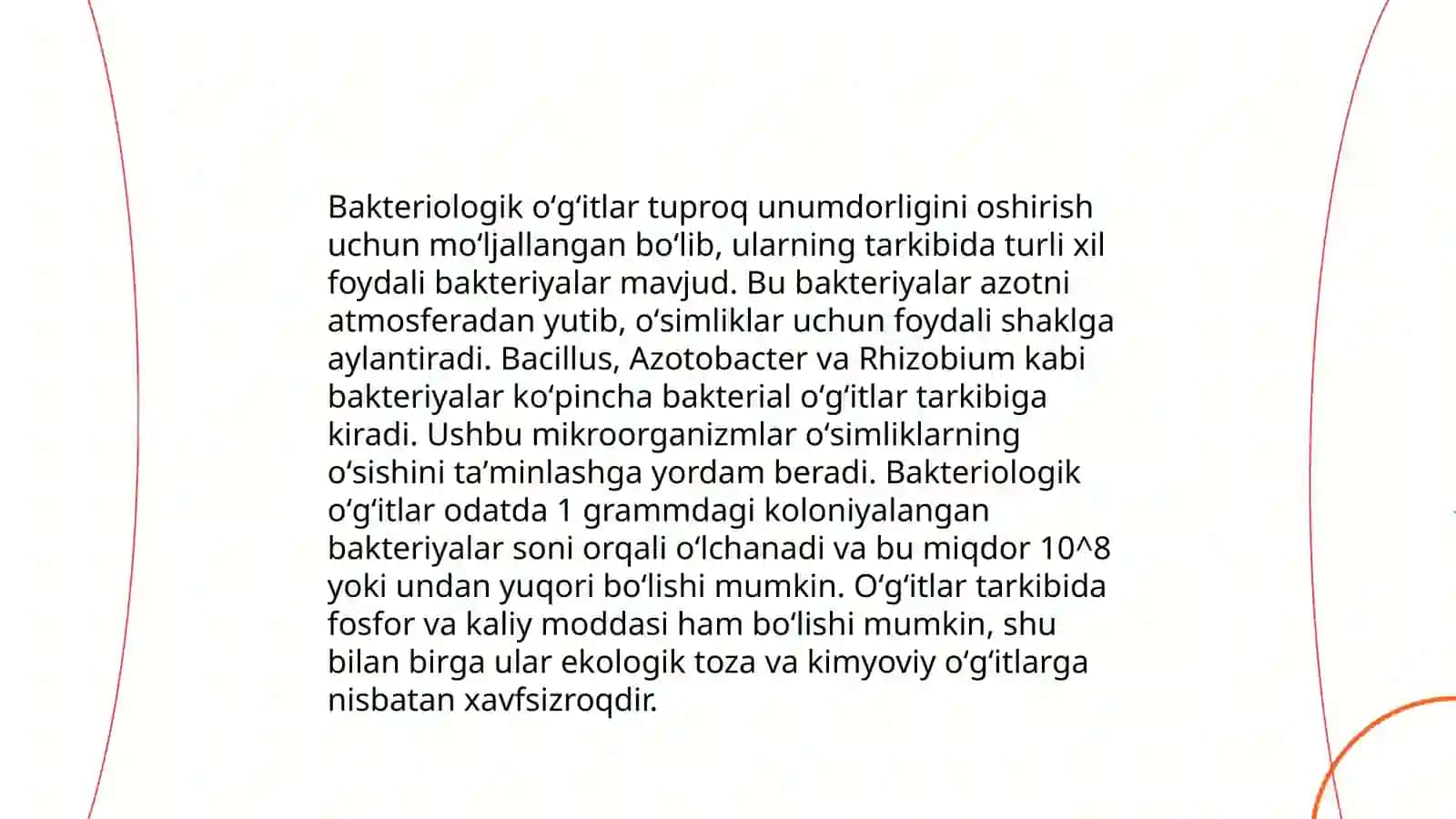 Bakteriologik oʻgʻitlar va ularning qoʻllanishi 4