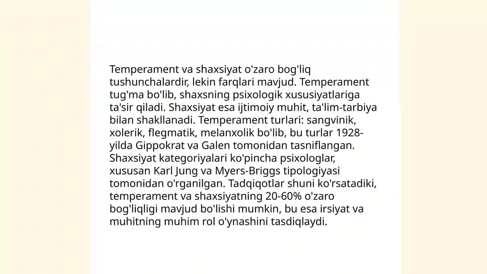 Turli temperamentlar asosida ishlashni oʻrganish 4