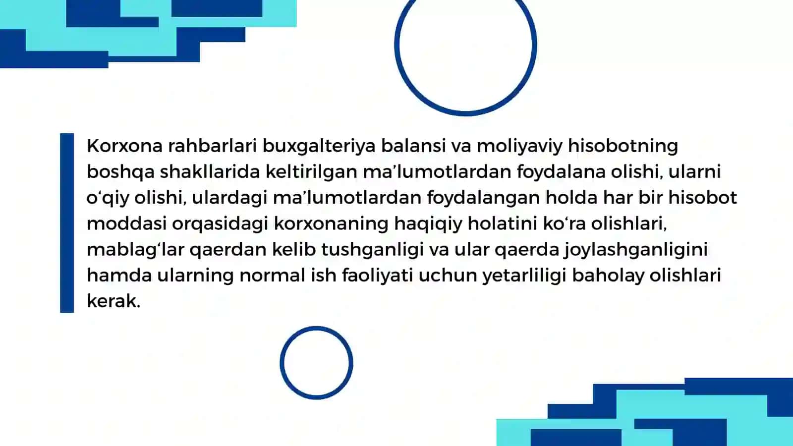BUXGALTERIYA BALANSINING TAVSIFI VA UNI TUZISH 4